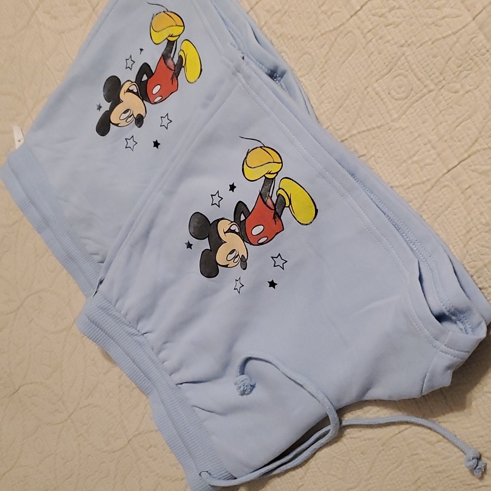 Set of 2 Disney Mickey Mouse π Shorts - Picture 3 of 9